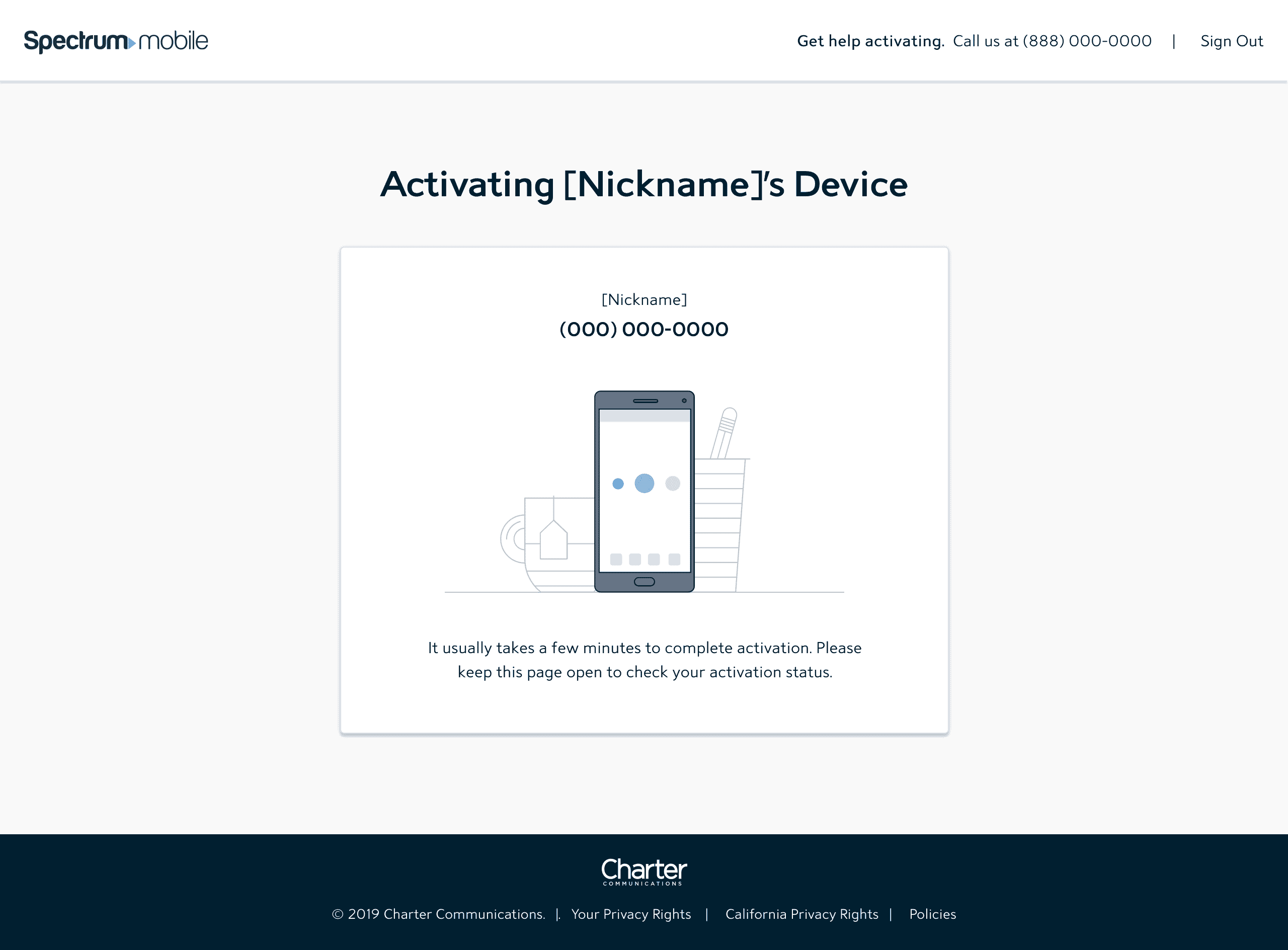Spectrum mobile activation dave chung content strategist ux